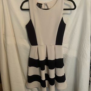 Pretty blue and white dress